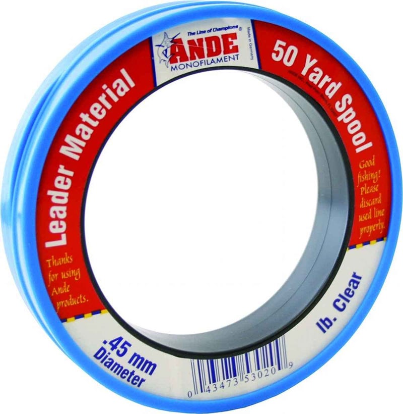 Ande PCW50-60 Mono Leader Wrist Spool, 50-Yard, 60-Pound